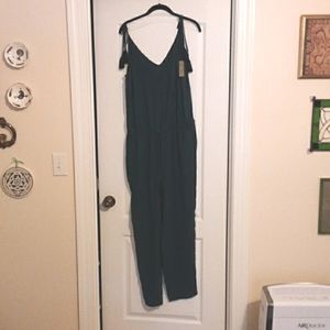 NWT J. Crew Teal Blue Green Sleeveless Jumpsuit